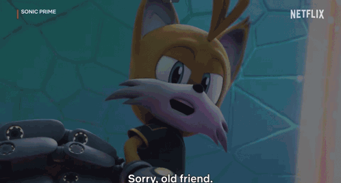 Sonic Prime Sorry Old Friend GIF