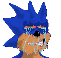 Sonic Sad Sonic Sticker GIF