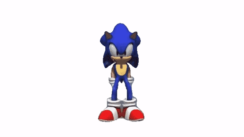 Sonic Shows His Moves In Break Dance GIF