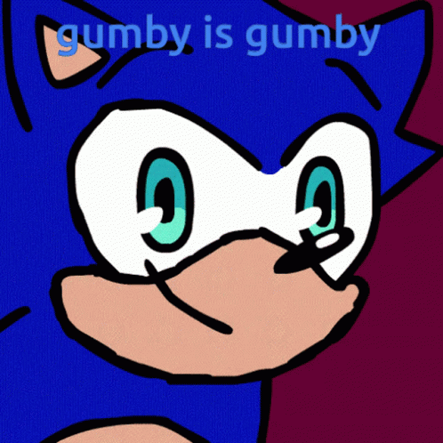 Sonic Talking Gumby Is Gumby Animation GIF