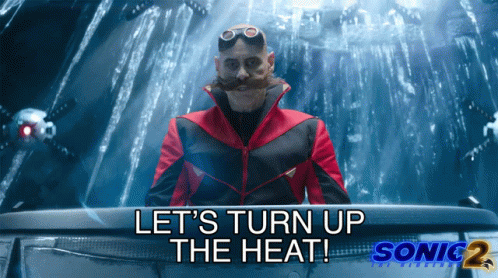 Sonic The Hedgehog 2 Poster Man In Red Jacket And Goggles GIF