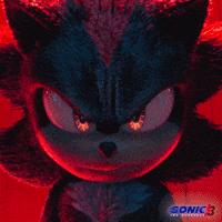 Sonic the Hedgehog 3 Poster With Shadow