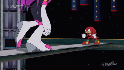 Sonic the Hedgehog and Knuckles #sazmap Cartoon