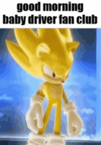 Sonic The Hedgehog Close Up With Red Background GIF