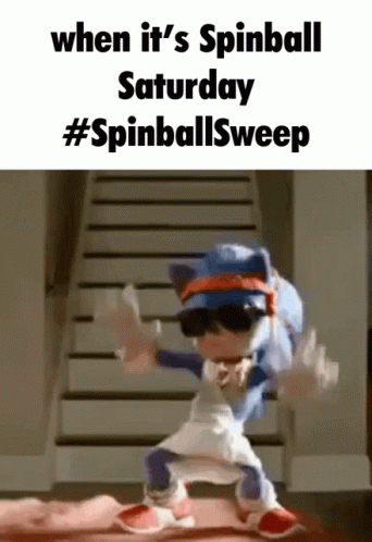 Sonic The Hedgehog Dancing It's Spinball Sweep Saturday GIF