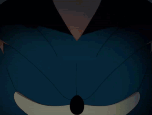 Sonic the Hedgehog Eyes Blue Lights
