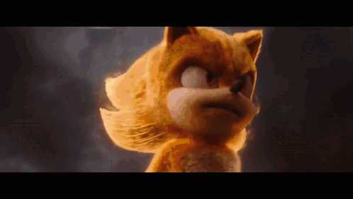 Sonic the Hedgehog Face on Fire