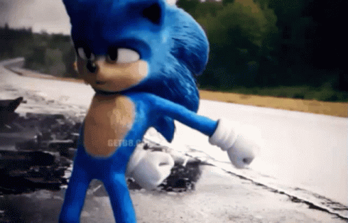 Sonic The Hedgehog From The Movie Sonic The Hedgehog GIF