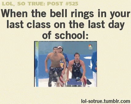 Sonic the Hedgehog Jumping With Last Day of School