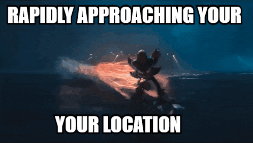 Sonic The Hedgehog Meme Rapidly Approaching GIF