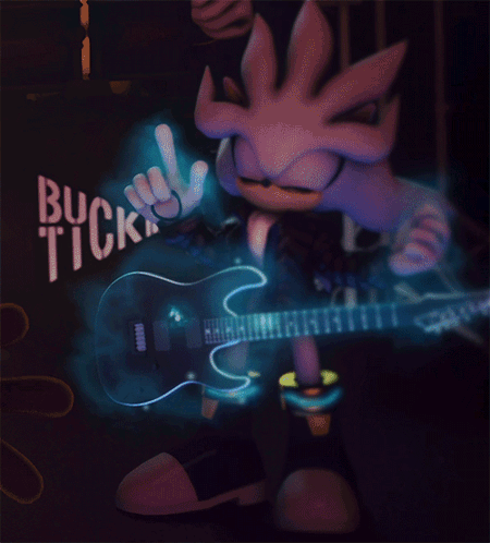 Sonic the Hedgehog Playing Guitar Buck Tick