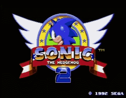 Sonic The Hedgehog Playing Video Game Score 830 GIF