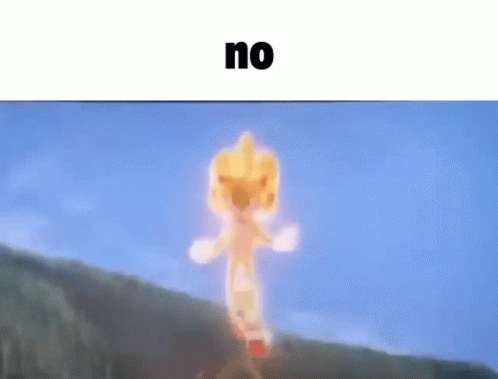 Sonic The Hedgehog Super Sonic Blast No GIF