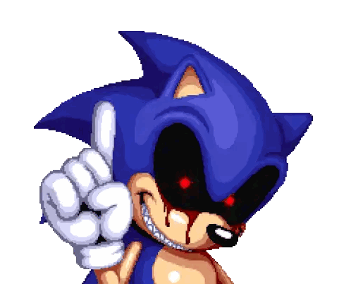 Sonic the Hedgehog Thumbs Up Pixel Art