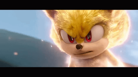 Sonic the Hedgehog With Red Eyes