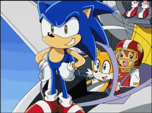 Sonic X Bullies Eggman GIF