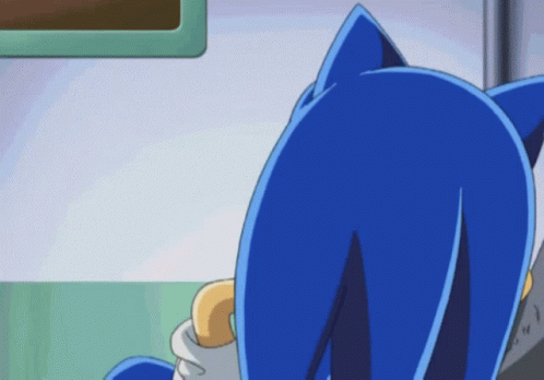 Sonic X Smirk GIF