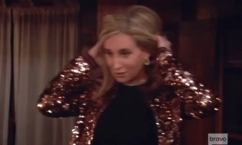Sonja Morgan Hot Mess Moment GIF