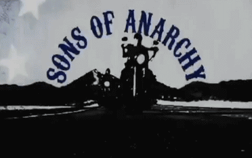Sons Of Anarchy Awesome Motorcycle Riders Passing GIF