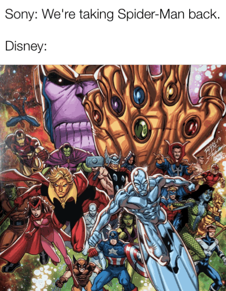Sony Disney Spiderman Rights GIF