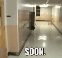 Soon Racoon Peeking In Hallway GIF
