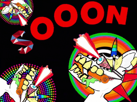 Soon Trippy Cartoons Retrowave GIF