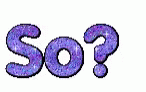 Sooo Glitter Purple Text GIF