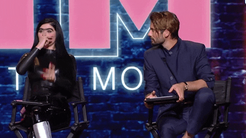 Sophia Hadjipanteli Mouth Shut GIF