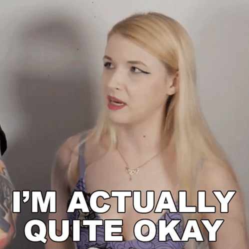 Sophie Tearastar Im Actually Quite Okay GIF