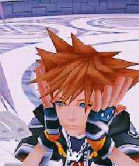 Sora Face Palm Kingdom Hearts GIF