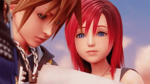 Sora And Kairi Kingdom Hearts GIF