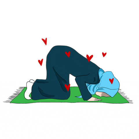 Sorrows Prayers Muslim Woman GIF