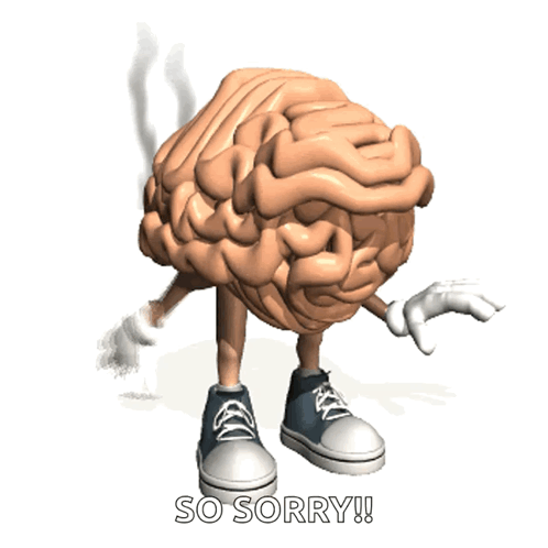 Sorry Cartoon Brain