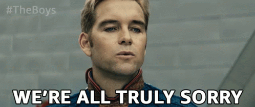 Sorry For Your Loss Antony Starr GIF