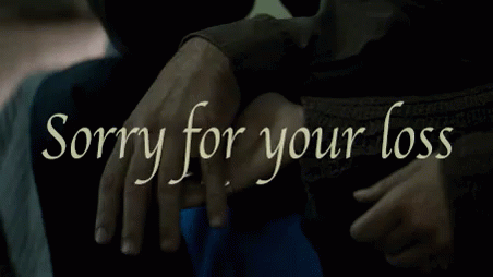 Sorry For Your Loss Holding Hands GIF