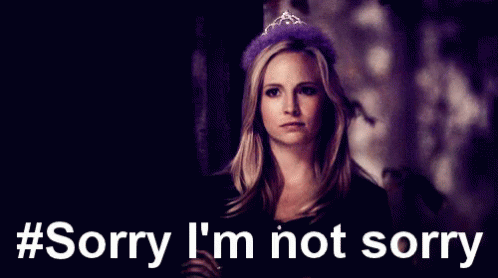 Candice King Sorry Not Sorry GIF
