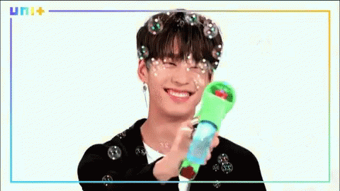 Sort Of Looking At Sky Bubble Boy GIF