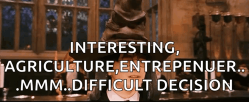 Sorting Hat Agriculture Enterpreneur GIF