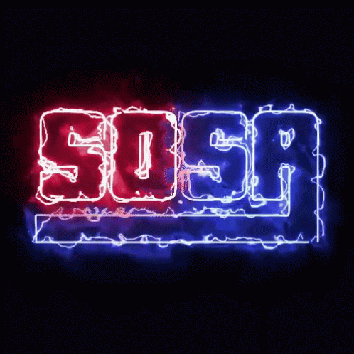 Sosa Blazing Letters GIF