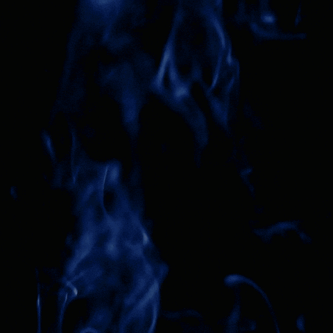 Soul Government in Blue on Black Background