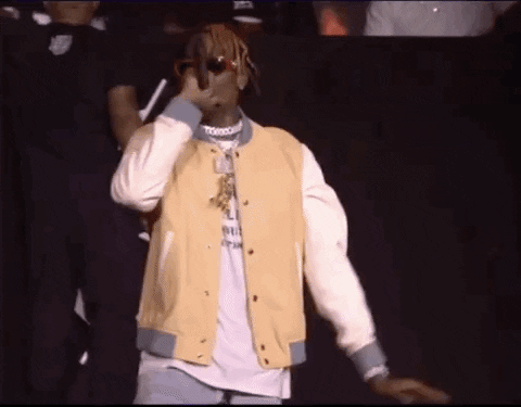 Soulja Boy Jumping While Performing On Stage GIF
