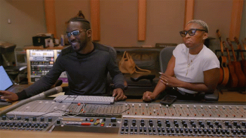 Cynthia Erivo Sound Board Sound Engineer GIF