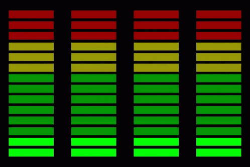 Red Yellow Green Sound Meter GIF