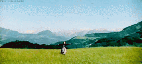 Sound Of Music Julie Andrews Spinning GIF
