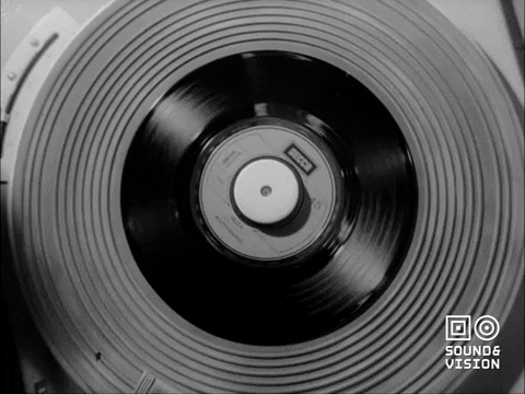 Sound Of Music Spin Spinning Vinyl GIF