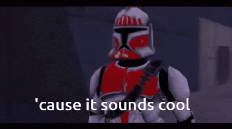 Sounds Cool Stormtrooper GIF