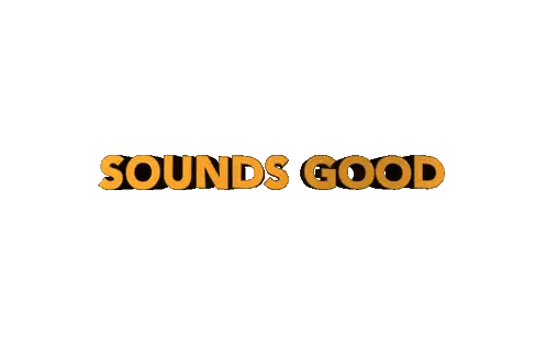 Sounds Good Logo Orange Black