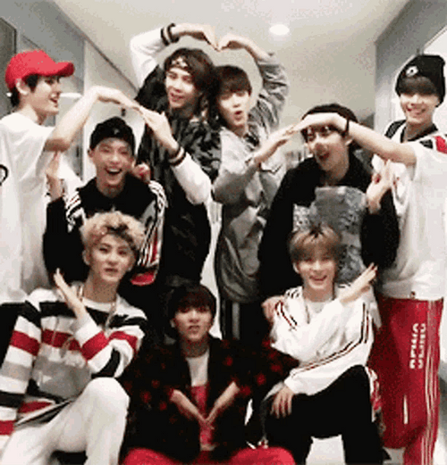 South Korean Boy Band Nct Heart GIF