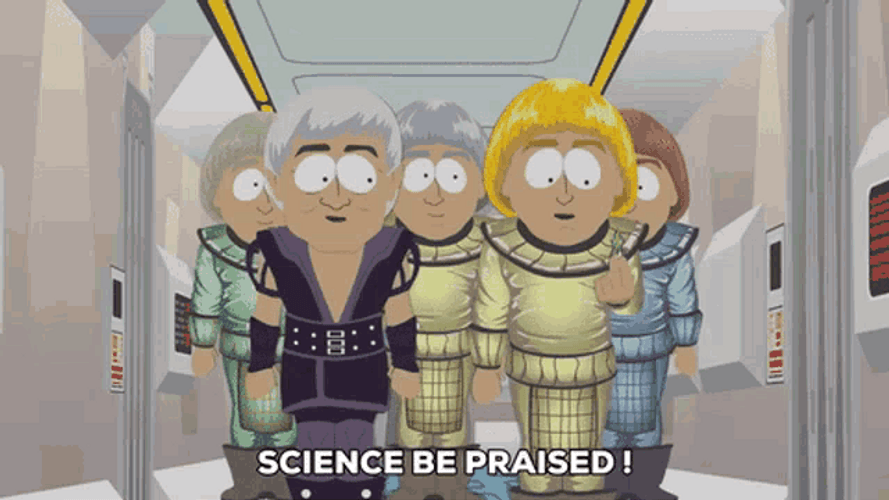 South Park Animated Sitcom Science Be Praised GIF