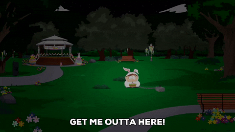 South Park Bunny Get Me Outta Here GIF